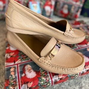 Coach ‘Olive’ Women's Tan Leather Loafers